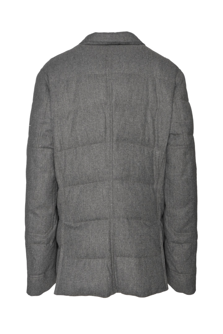 Brunello Cucinelli Size M Men's Quilted Wool & Cashmere Utility Jacket