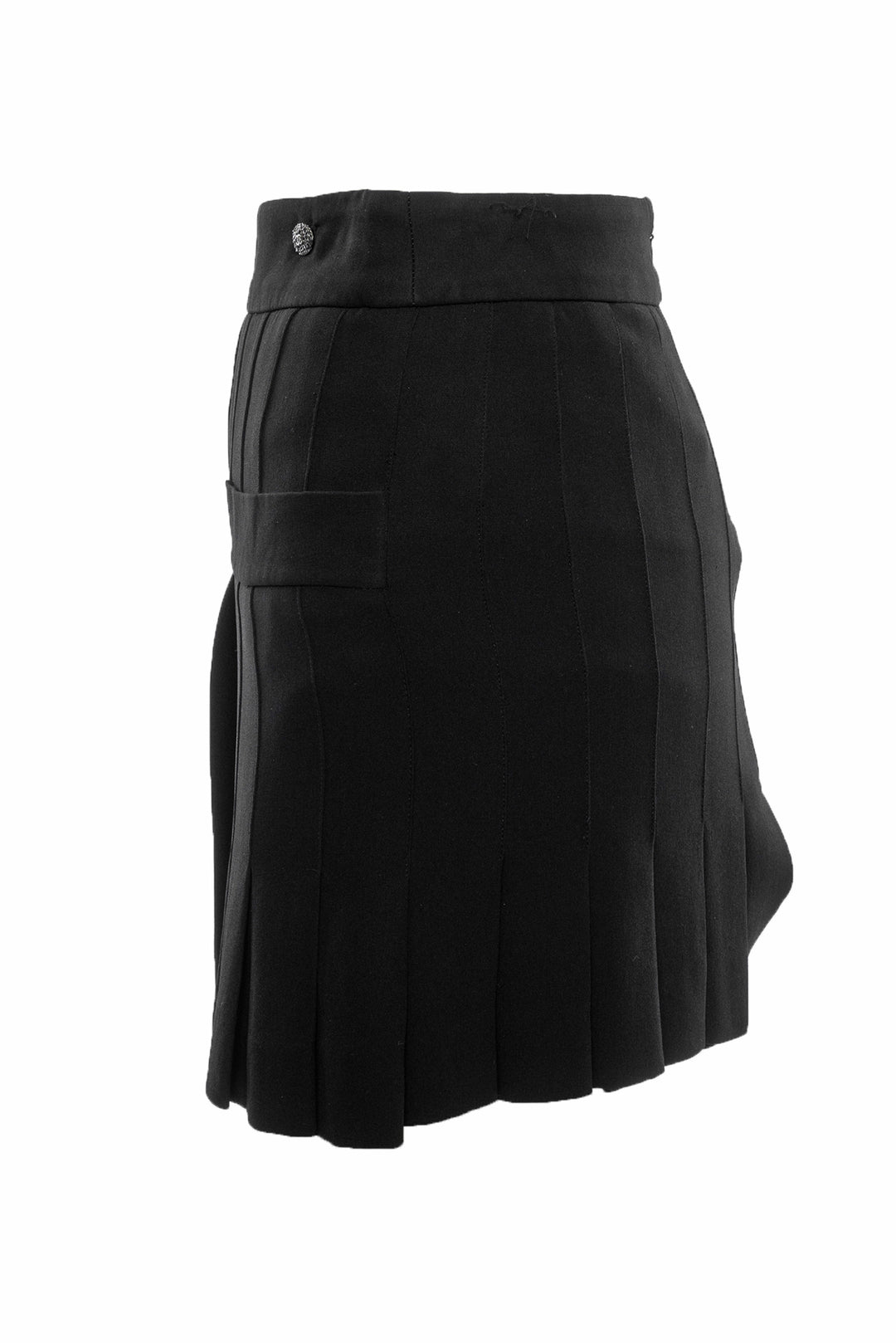 Chanel Size 34 Pleated Mini Skirt