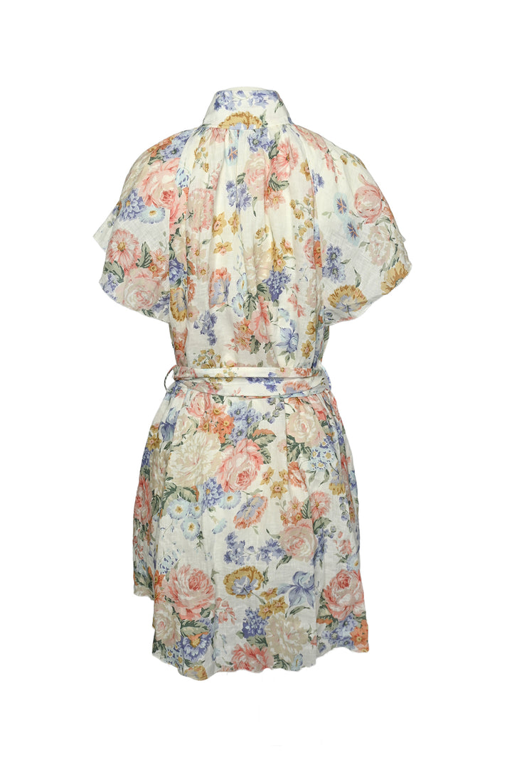 Zimmermann Size 2 Bowie Floral Mini Dress