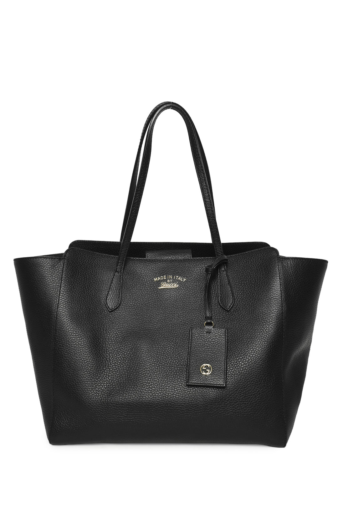Gucci Dollar Calfskin Leather Swing Tote