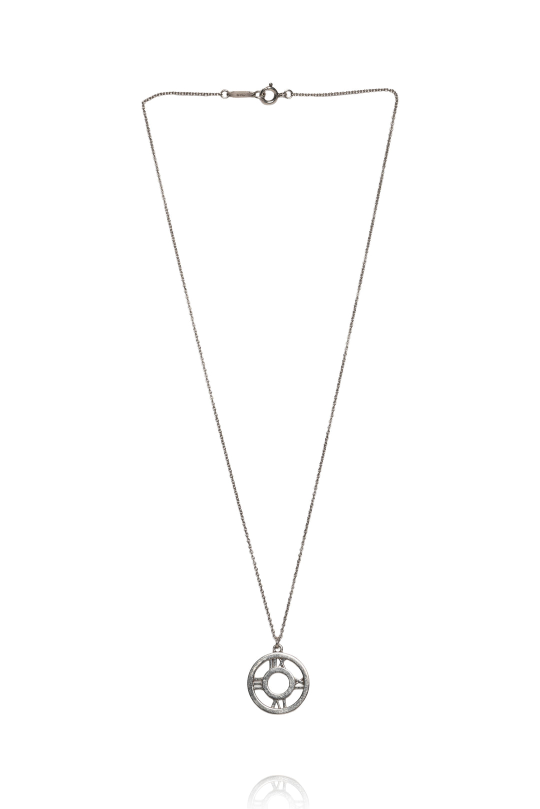 Tiffany & Co Atlas Open Pendant Necklace