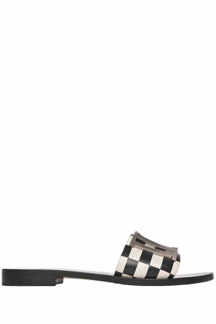 Dior Size 37 Dio(r)evolution Leather Slide Sandals