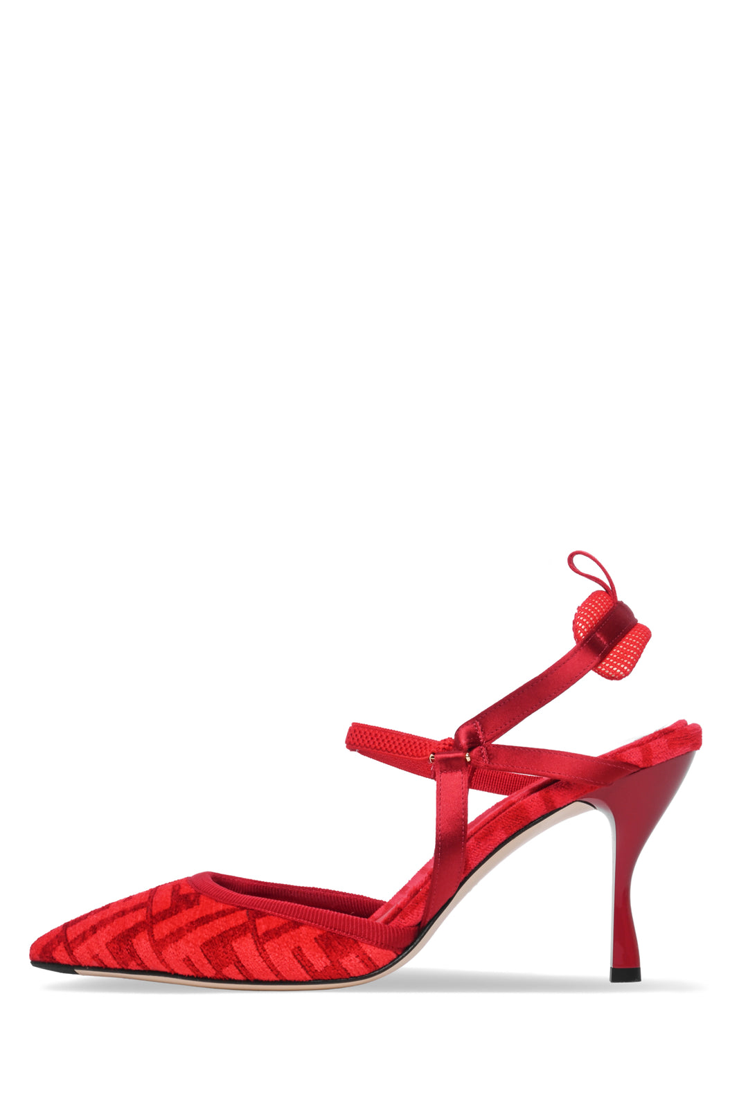 Fendi Size 40 Zucca FF Colibri Slingback Pumps