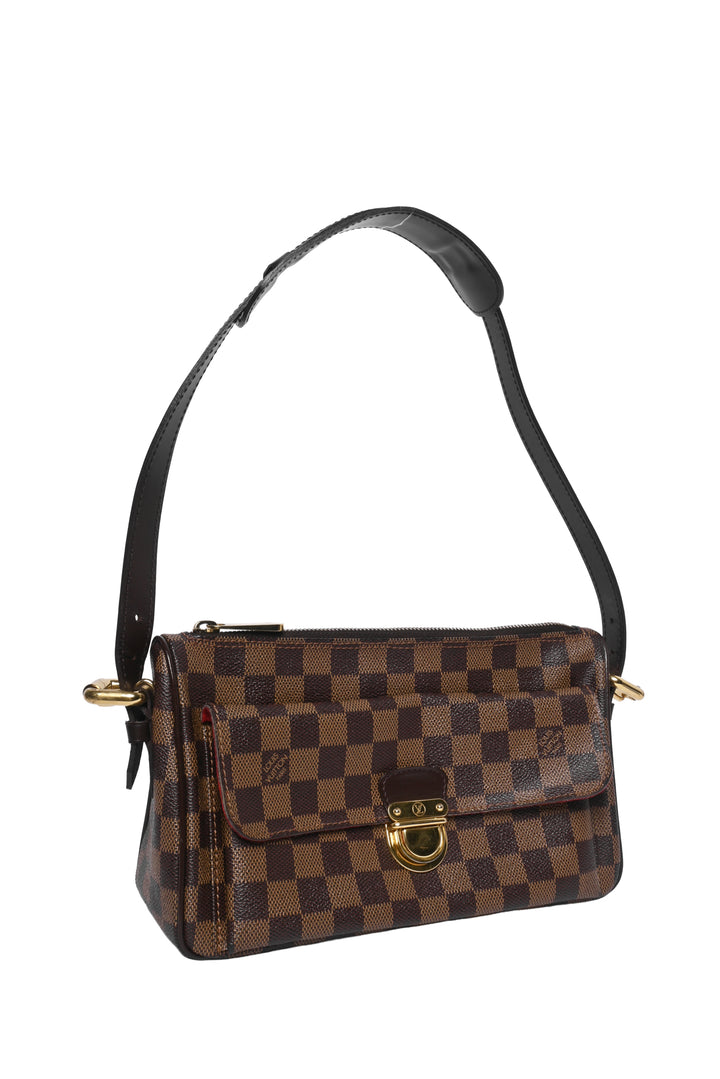 Louis Vuitton 2005 Damier Ebene Canvas Ravello GM Shoulder Bag