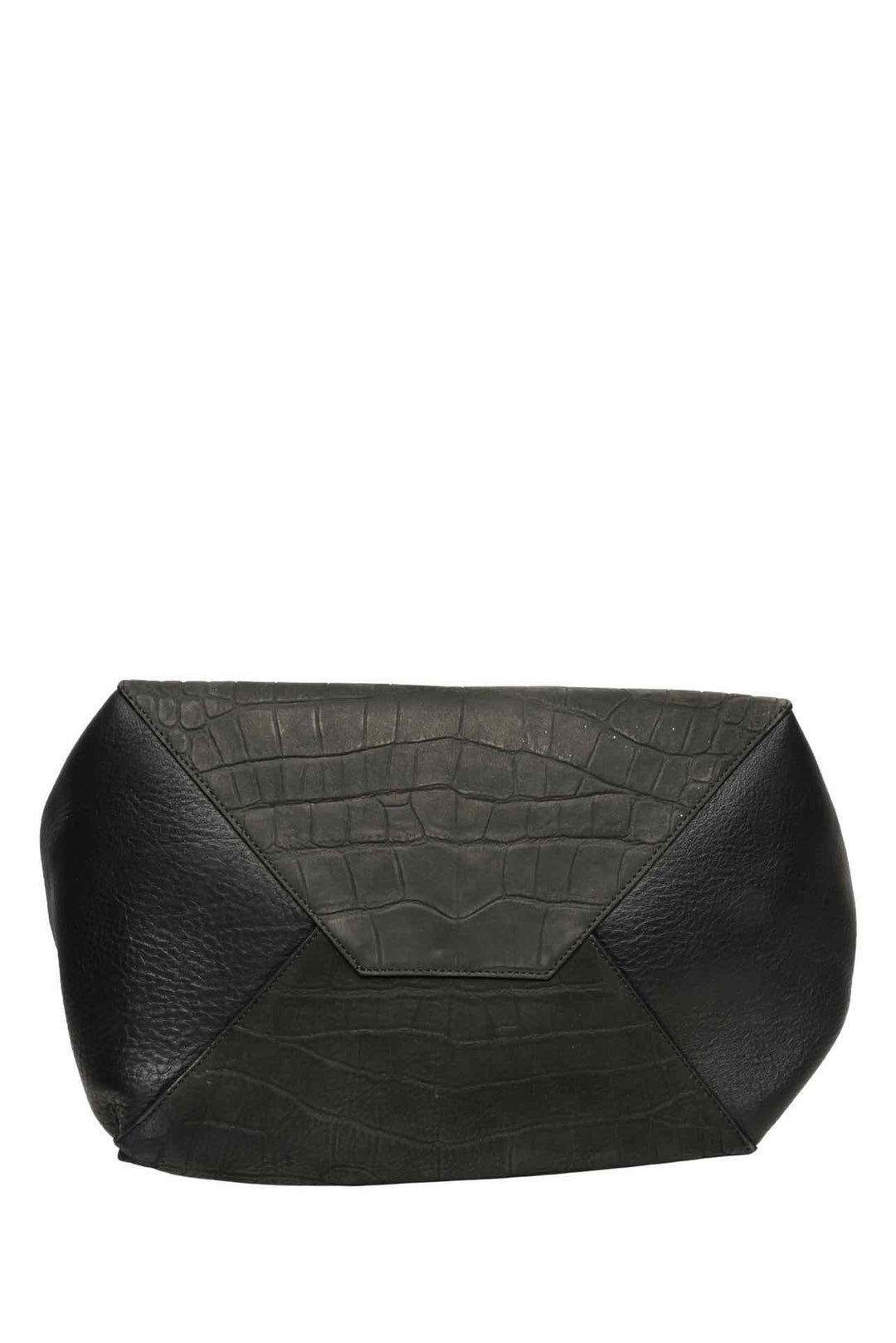 Celine Croc Embossed Phantom Cabas Tote