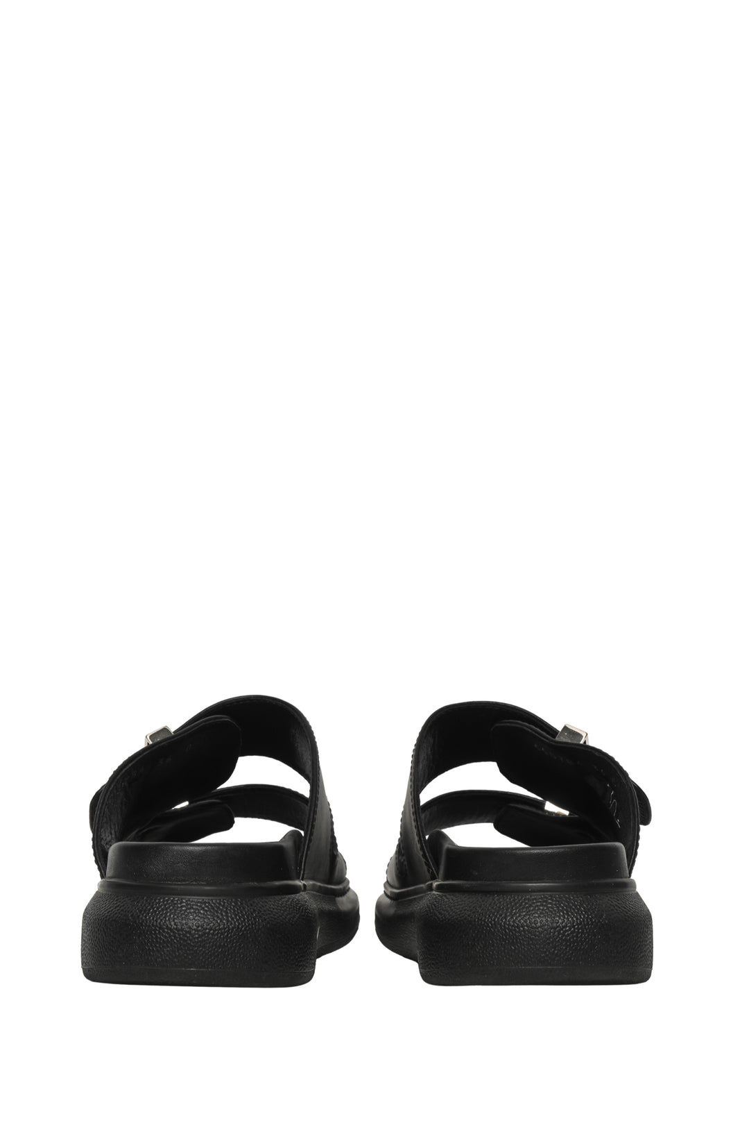 Alexander Mcqueen Size 36 Double Band Leather Slides