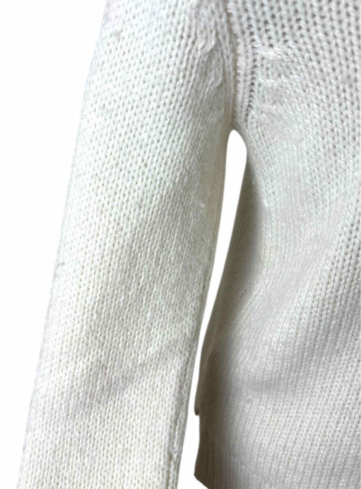 Valentino Size S L'Amour Embroidered Heart Cashmere Sweater