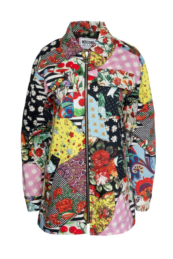 Moschino Jeans Size 4 Patchwork Jacket