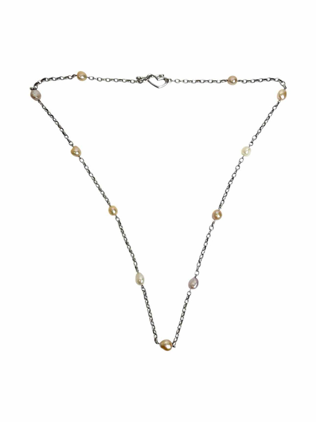 Birks Sterling Silver and Pearl  Necklace