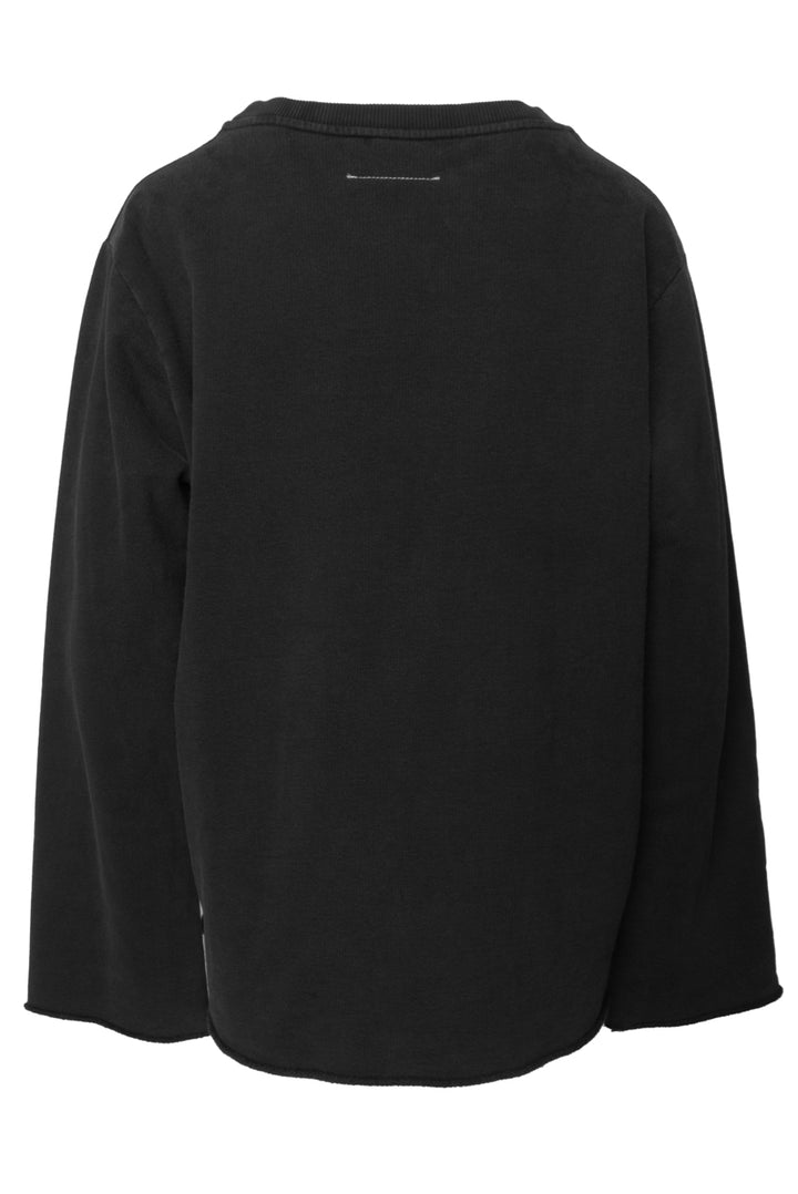 MM6 Size XL Logo Embossed Sweater