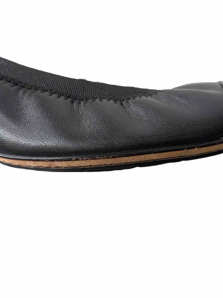 Chanel Elastic Leather Embroidered Size 40.5 Pumps