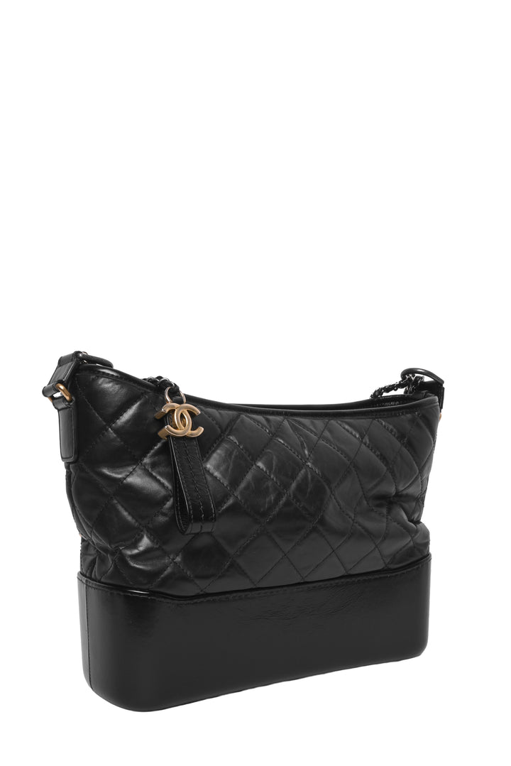 Chanel 2017-2018 Quilted Leather Gabrielle Medium Hobo