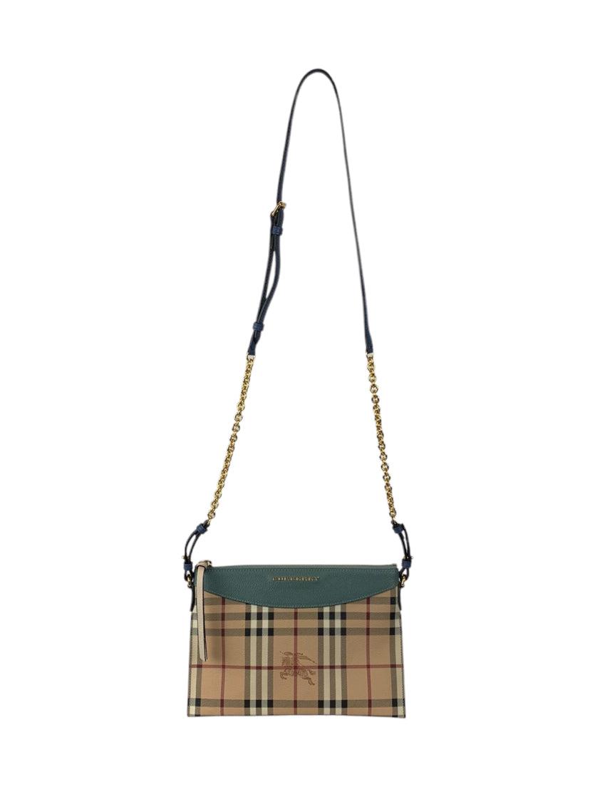 Burberry Haymarket Check Peyton Crossbody Bag