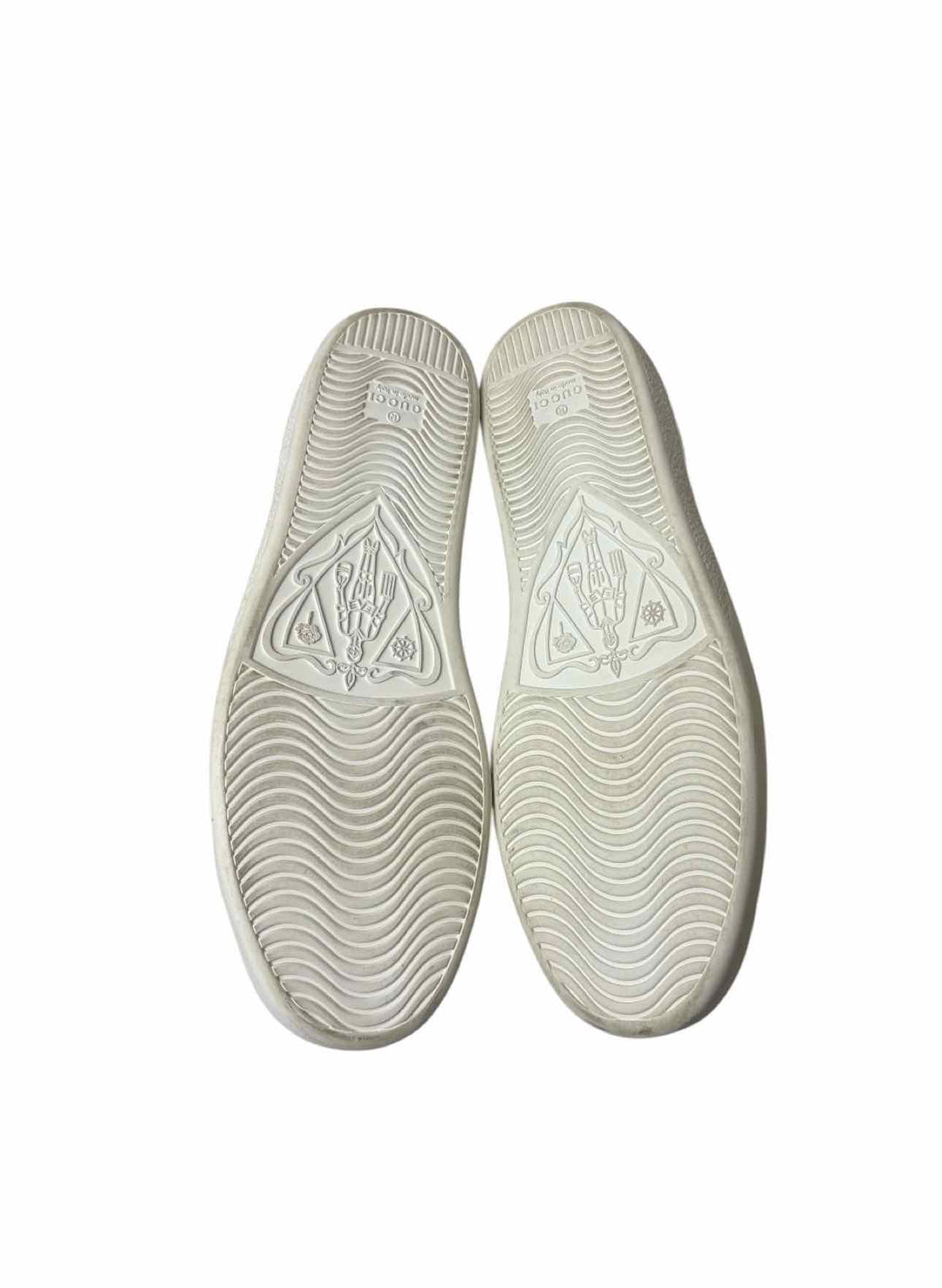 Gucci Size 39.5 Ace Leather Sneaker