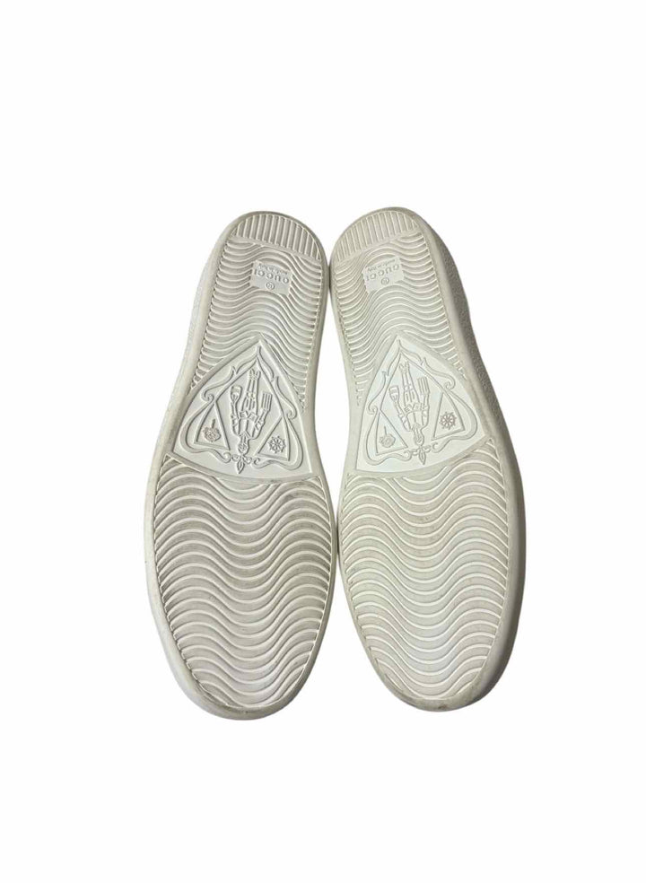 Gucci Size 39.5 Ace Leather Sneaker