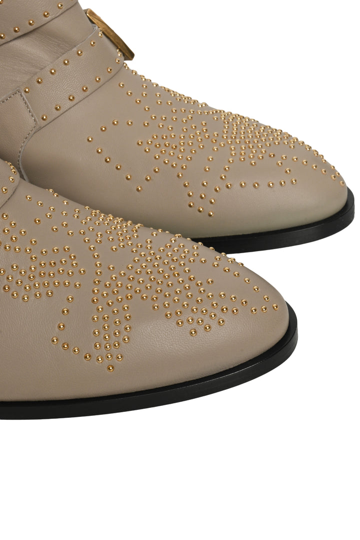 Chloe Size 37 Suzanna Studded Ankle Boots