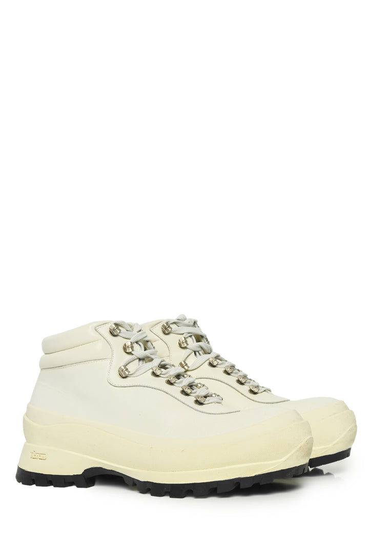 Jil Sander Size 38 x Ssense Exclusive Leather Hiking Boots
