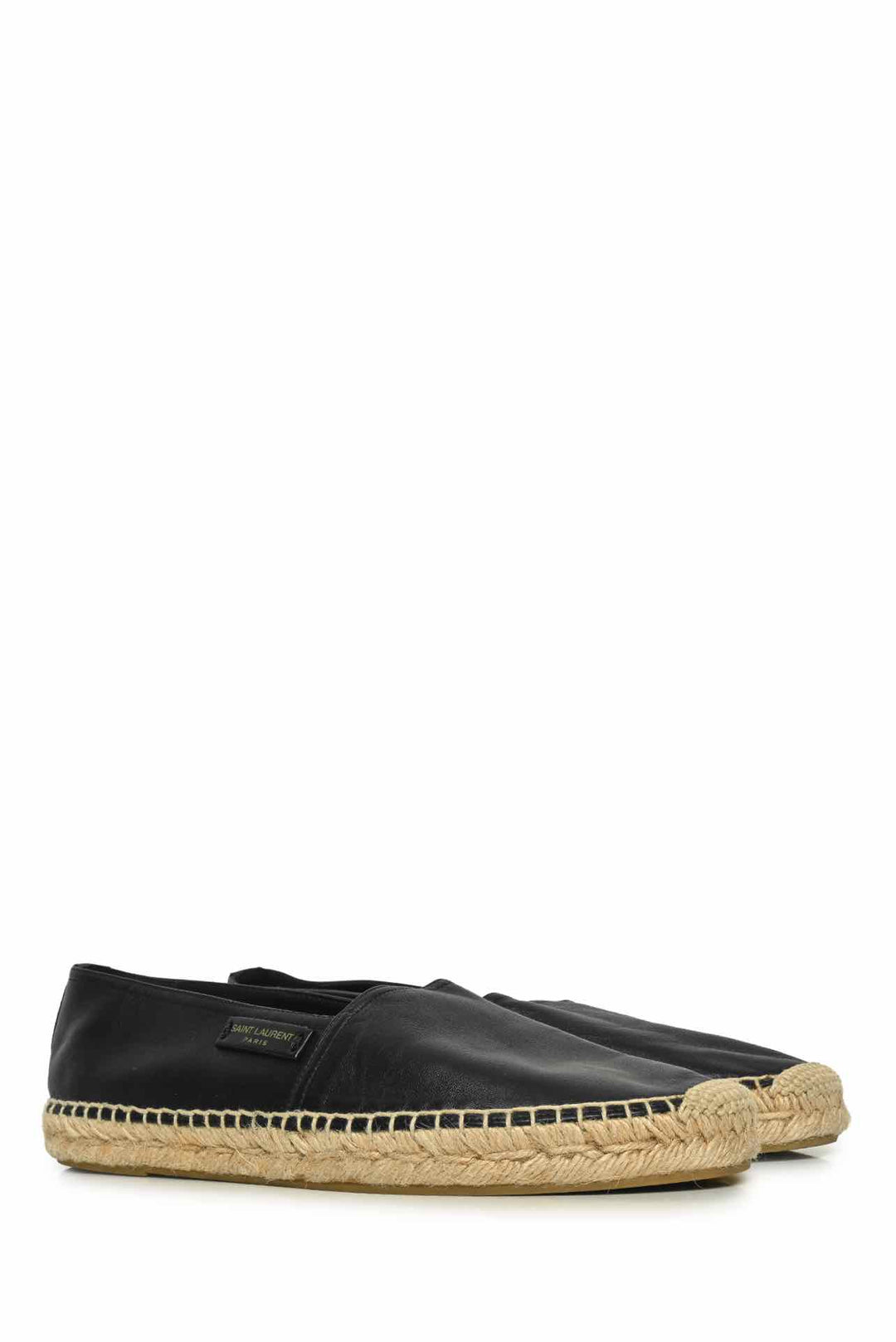 Saint Laurent Size 40.5 Leather Espadrilles