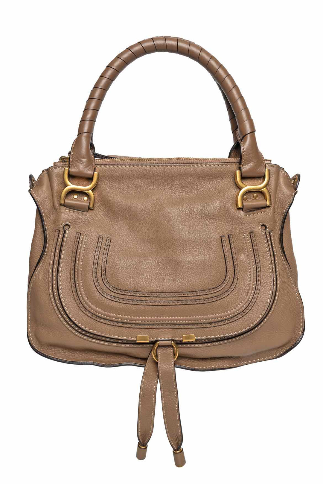 Chloe Calfskin Medium Marcie Top Handle Shoulder Bag