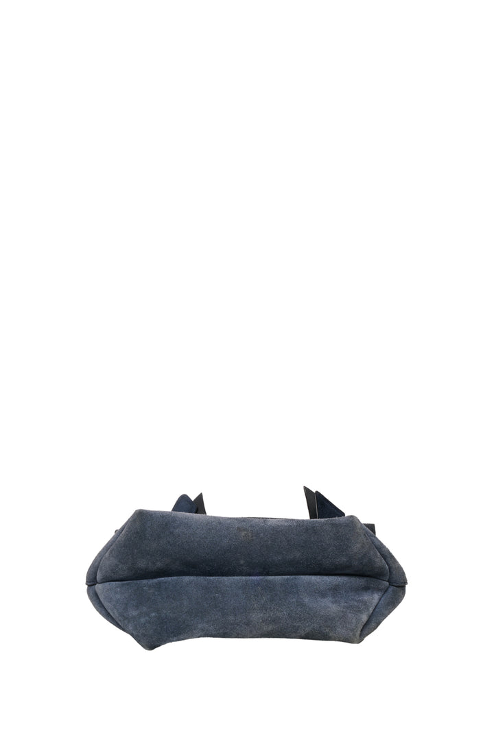 Acne Musubi Milli Small Knotted Suede Crossbody