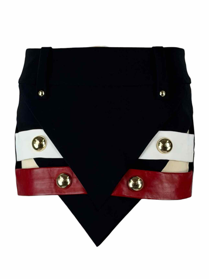 Anthony Vaccarello Size 34 Cutout Mini Skirt