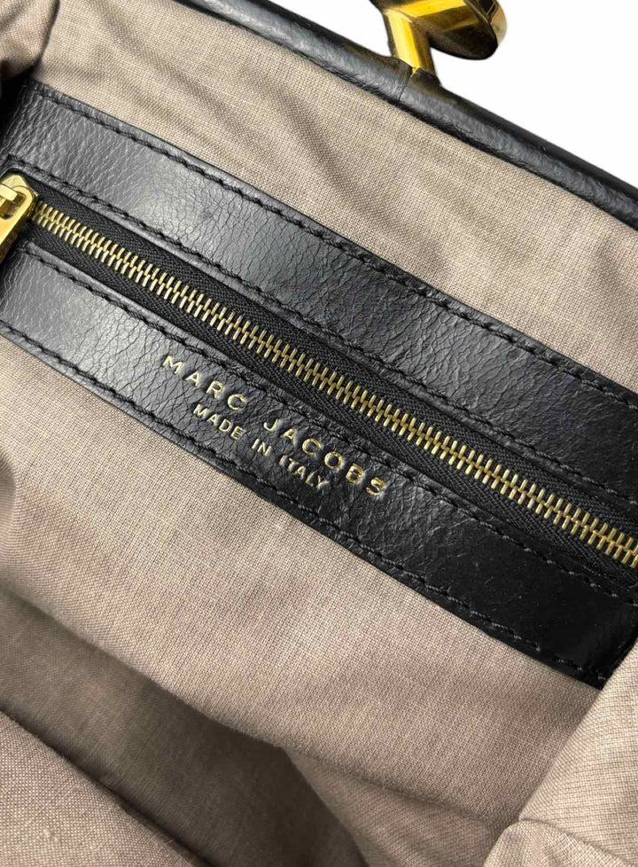 Marc Jacobs Original Small Quilted Leather Stam Kiss-Lock Chain  Purse