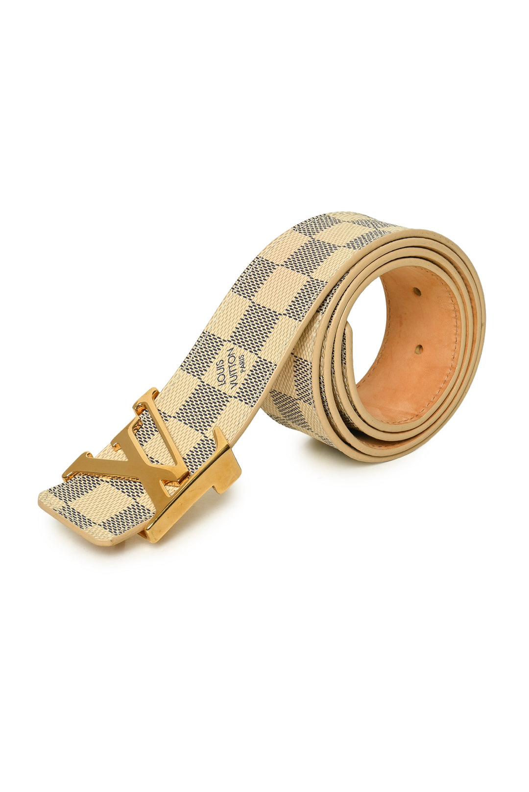 Louis Vuitton Size 36 Men's LV Azur Damier Initiales Belt