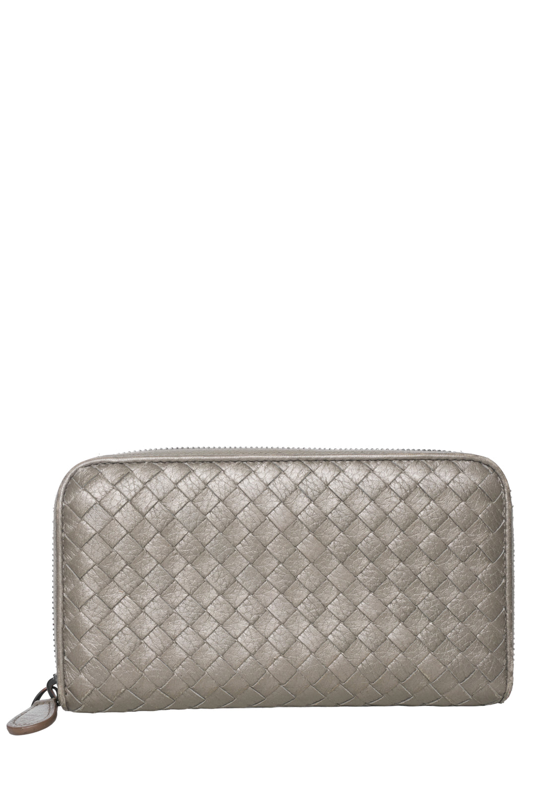 Bottega Veneta Continental Zip Intrecciato Wallet