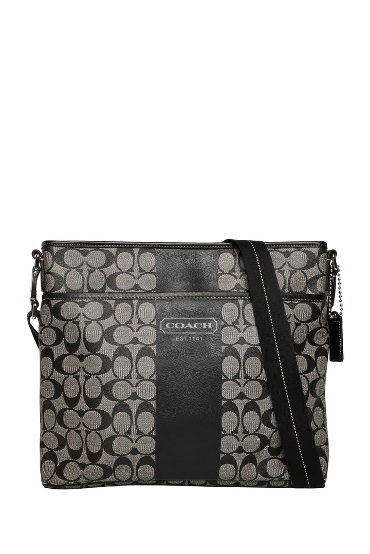 Coach Signature Heritage Messenger Bag