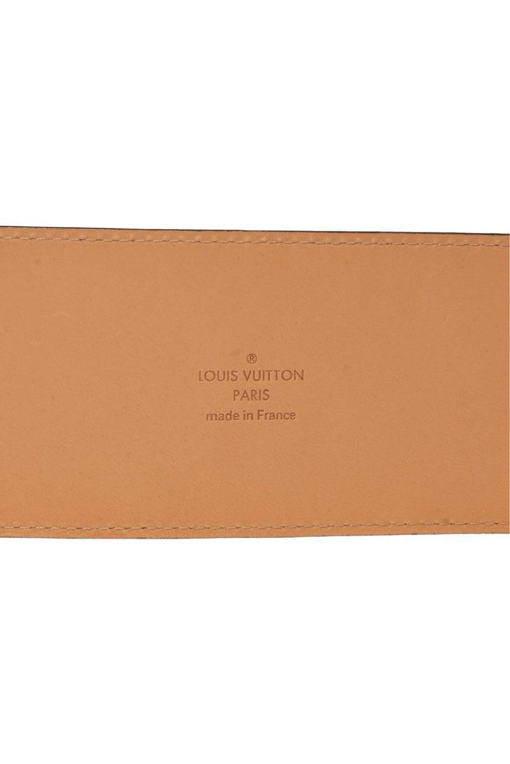 Louis Vuitton Size 34 LV Buckle Wide Patent Leather Belt