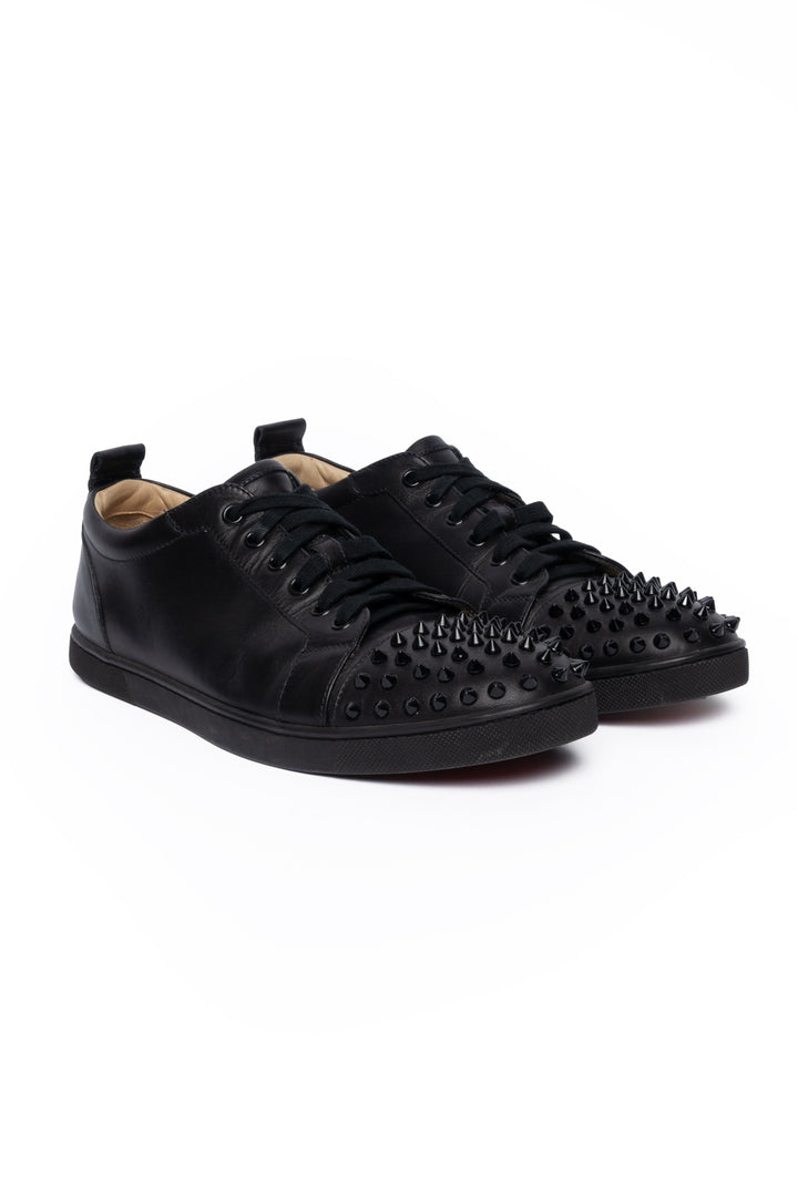 Mens Shoe Size 42 Christian Louboutin Men's Louis Junior Spikes Sneakers