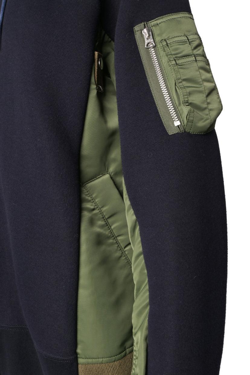 Sacai Size 3 Men's Paneled Hoodie Jacket