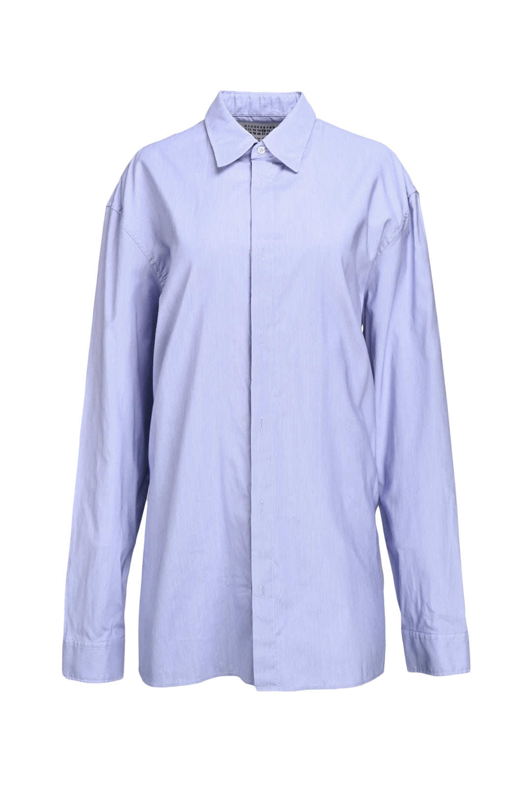 Maison Margiela Size 42 Men's Oversized Striped Shirt Long Sleeve