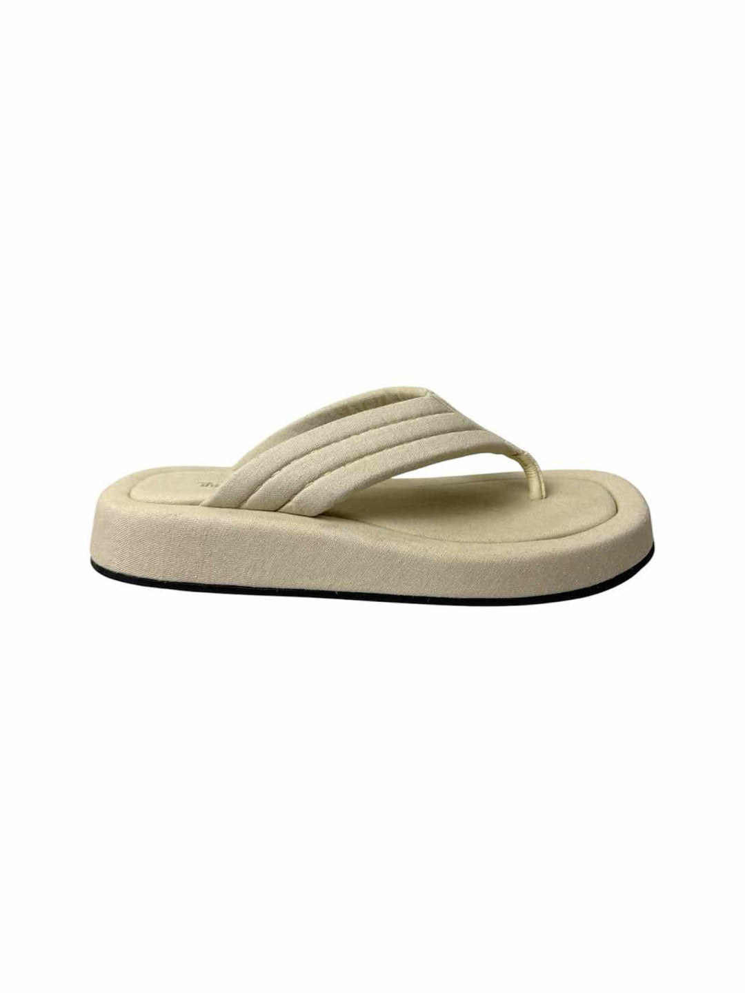 The Row Size 37.5 Ginza Canvas Thong Sandals