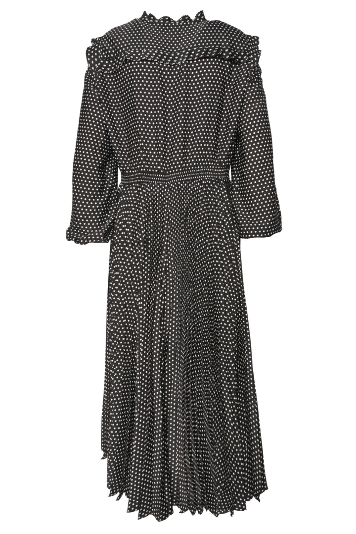 maje Size 42 Pleated Maxi Dress