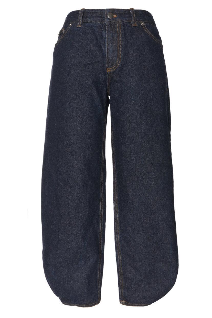 Tibi Size 25 Cropped Tapered Cuff Jeans