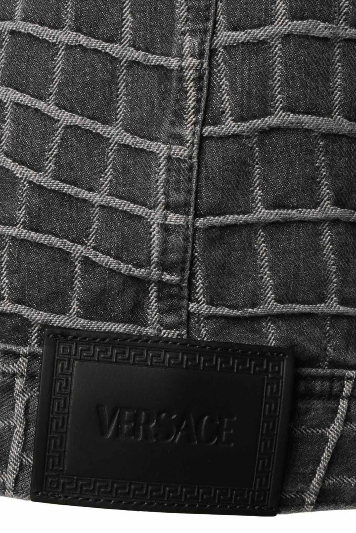 Versace Size 42 Denim Trucker Jacket