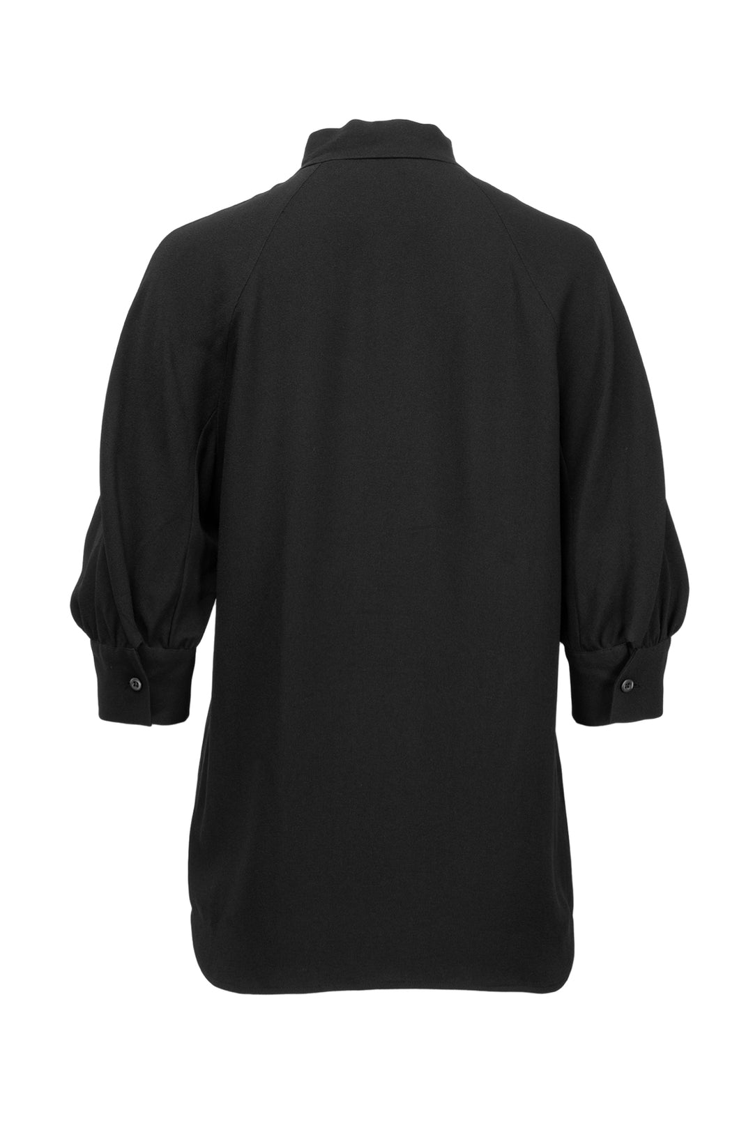 Prada Size 42 2017 Keyhole Tie-Neck Short Sleeve Tops