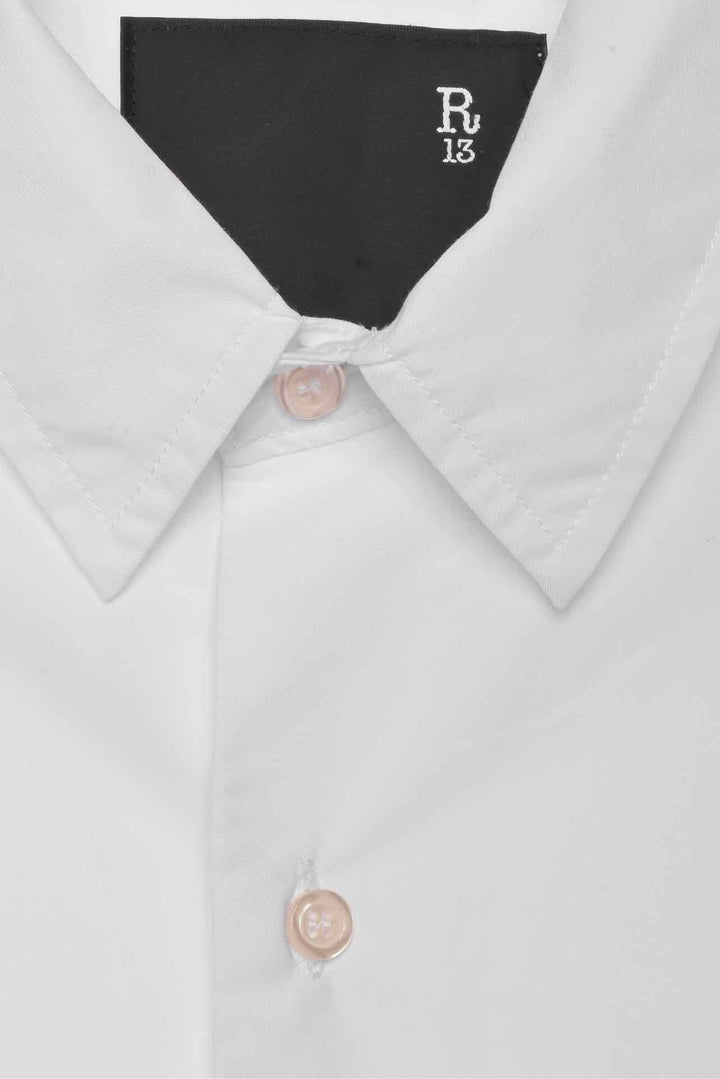 R13 Size OS Sleeveless Boxy Button Up