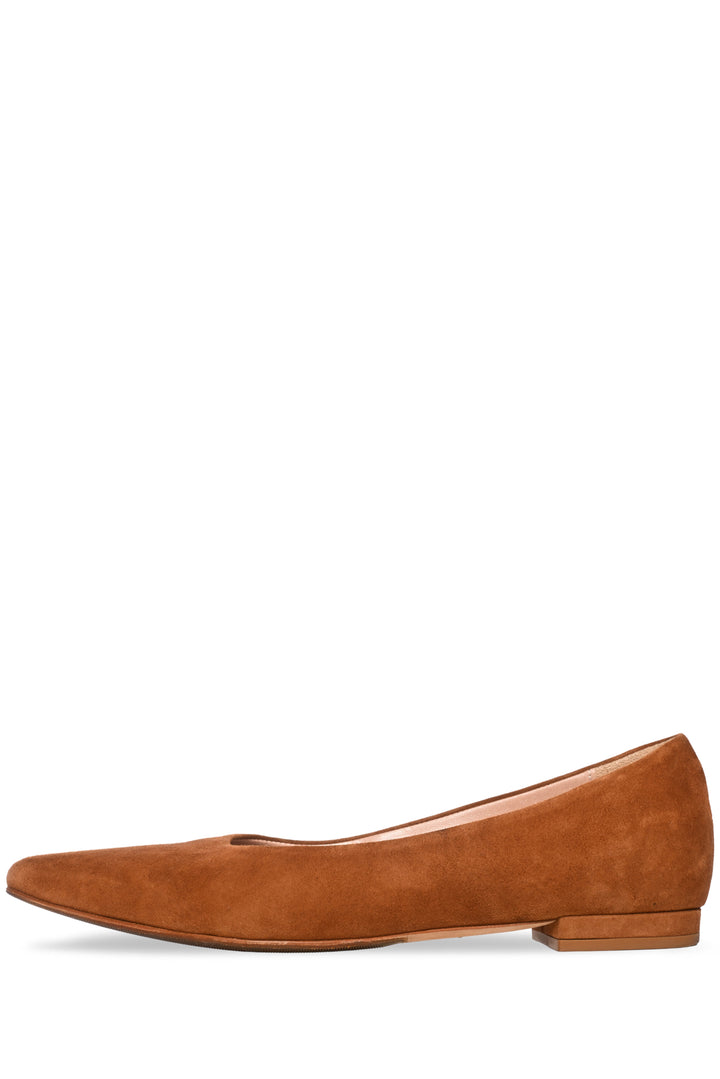 Emmy London Size 36 Lulu Saddle Suede Flats