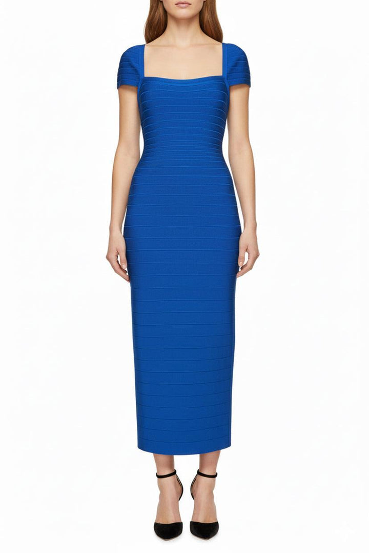 Herve Leger Size L Midi Bandage Dress