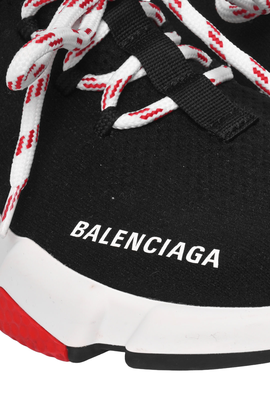 Balenciaga Size 37 Knit Speed Lace Up Sneaker
