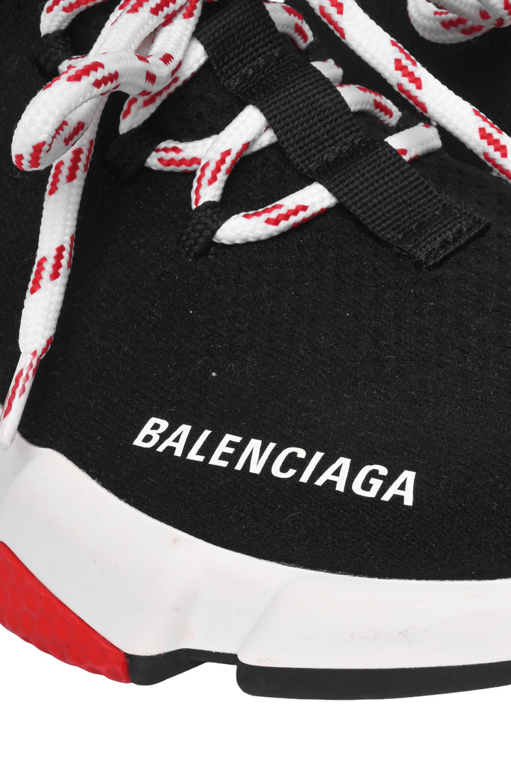Balenciaga Size 37 Knit Speed Lace Up Sneaker