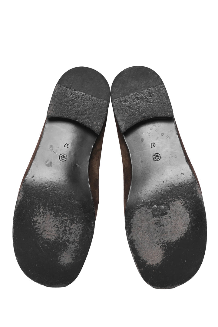 The Row Size 37 Suede Loafers