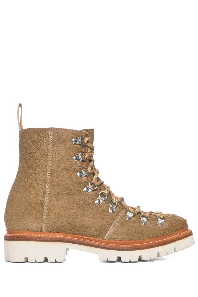 Grenson Size 8.5 Pony Hair Nanette Hiker Ankle Boots