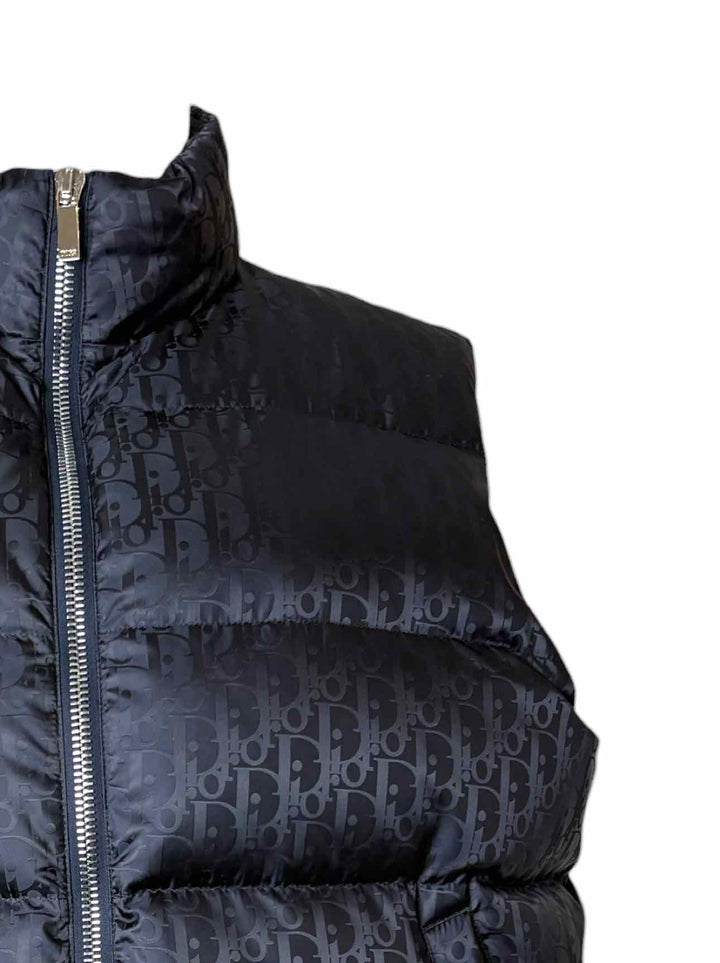 Dior Size 54 Men's Oblique Quilted Down Vest