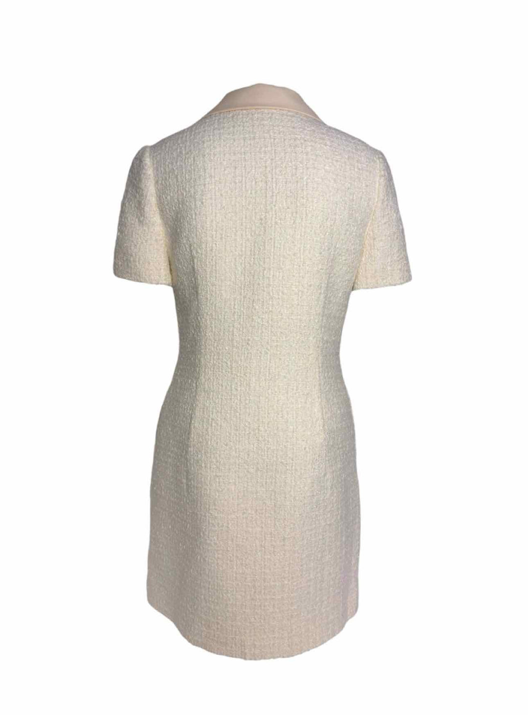 Valentino Size 42 Wool Blend Tweed  Dress