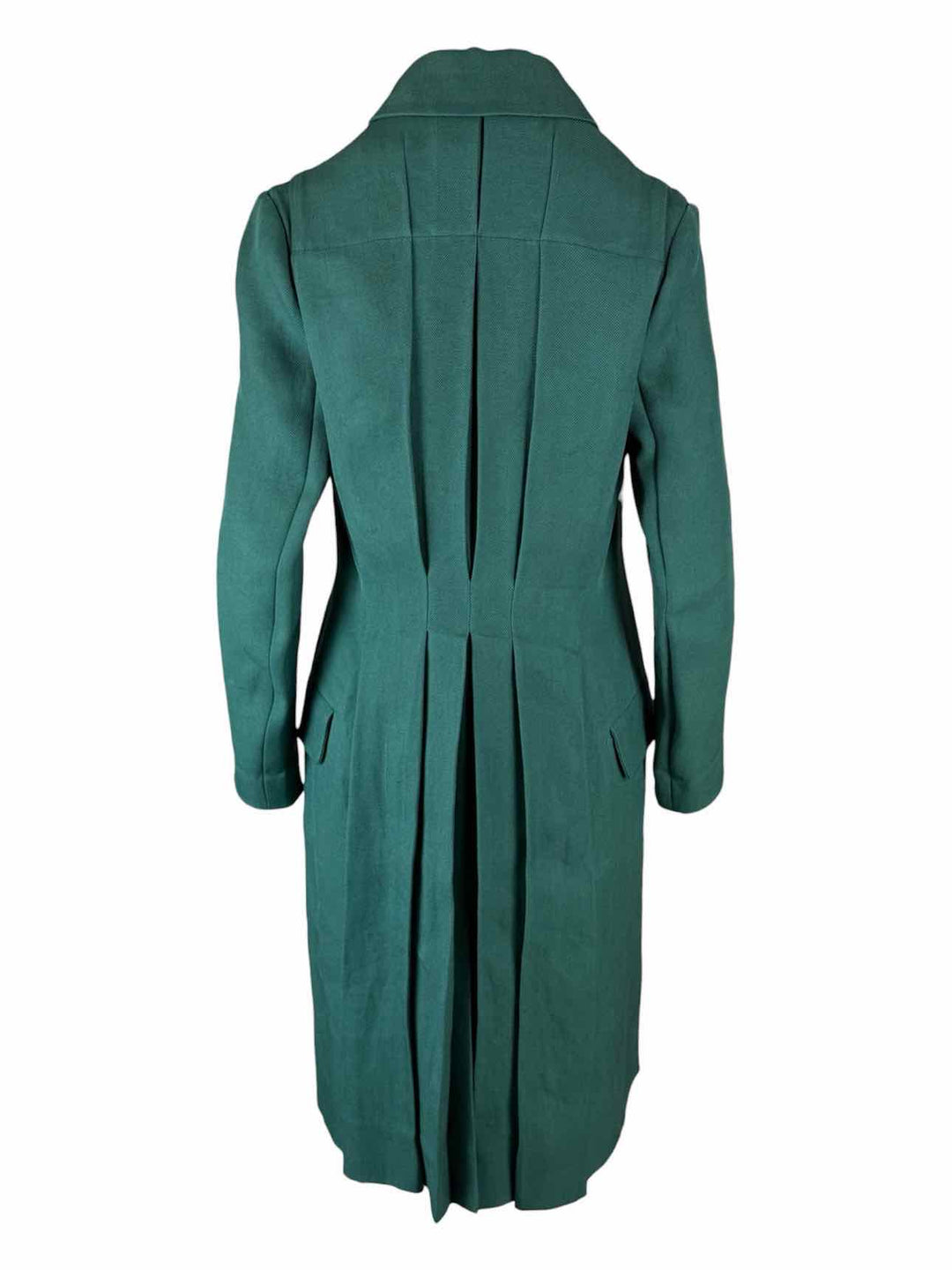 Rosetta Getty Size 4 Silk Pleated Coat