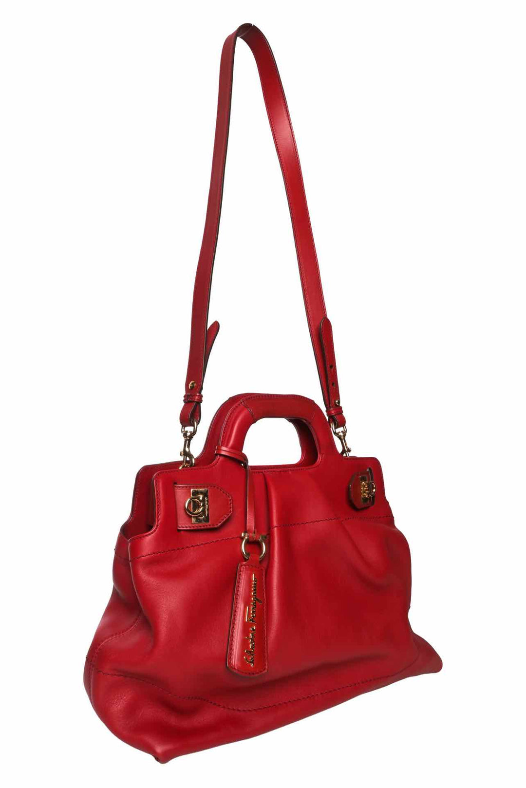 Salvatore Ferragamo Gancini Handle Tote