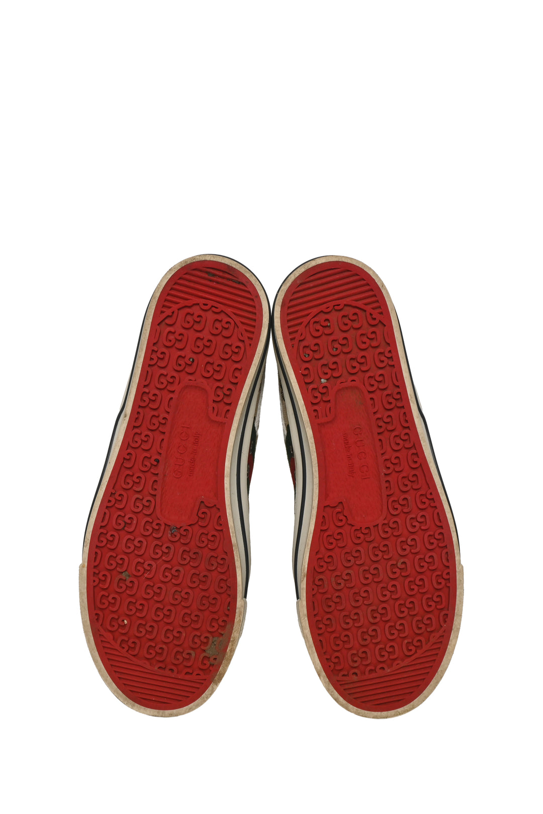 Gucci Size 40 Tennis 1977 High GG Supreme Sneaker